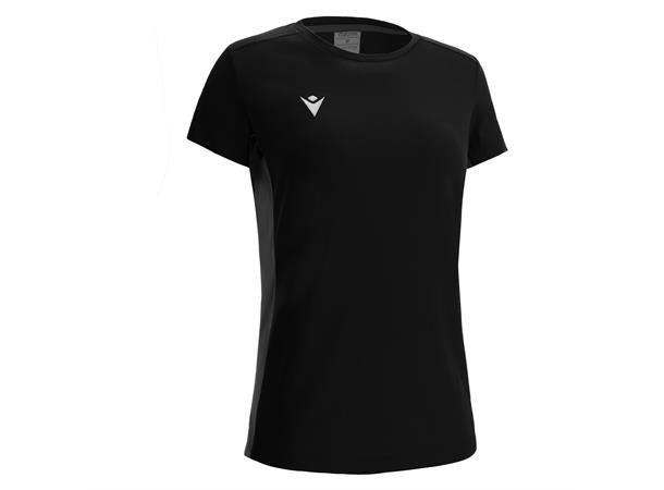 Lute Womens Cotton T-shirt BLK/ANT XS T-skjorte med feminint snitt 