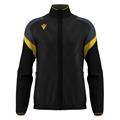 ODIN full zip top BLK/YEL XS Jakke med kontrastdetaljer