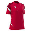 Naga Womens Shirt RED/WHT XS Teknisk spillerdrakt til dame