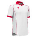 Warden Eco Match Day Shirt WHT/RED 3XS